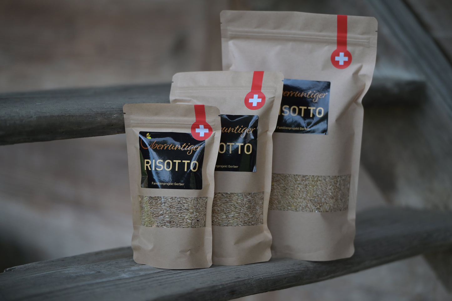 Unpolierter Oberruntiger Risotto-Reis